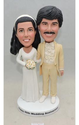Anniversary Cake Topper For Parents 70s Fashion 7007 139 00