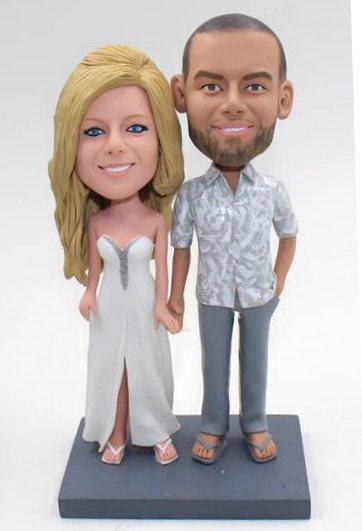 Custom wedding cake topper figurines fast delivery