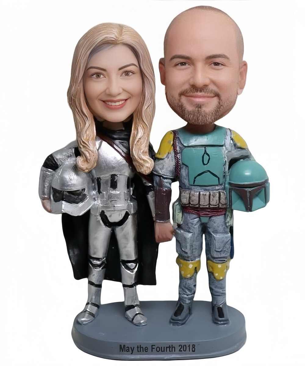 Custom Create Wedding Cake Toppers Star Wars Couple Wedding Toppers