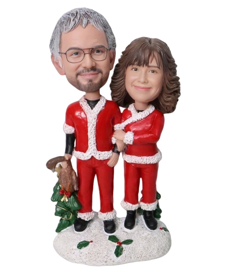 Custom Create Couple Figurines Unique Christmas Gifts For Parents