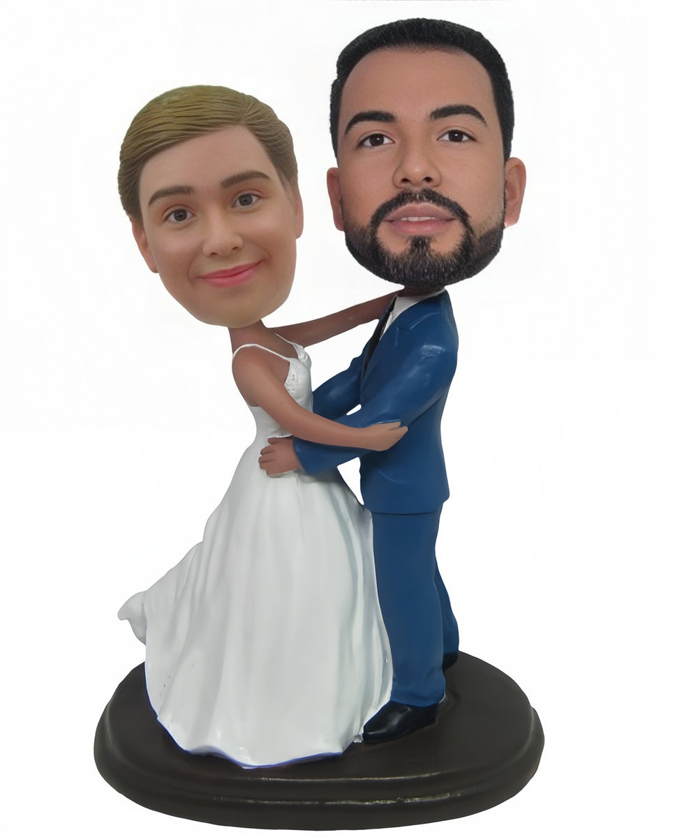 Custom Create Custom Wedding Cake Toppers Happy Couple Dancing